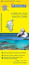 Carte Départemental Michelin Corse-du-Sud, Haute-Corse