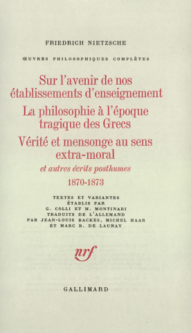 Écrits posthumes