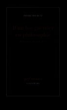 D'un ton guerrier en philosophie