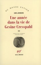 Une année dans la vie de Gesine Cresspahl