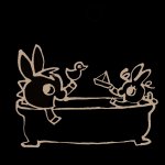 Trotro et Zaza prennent leur bain