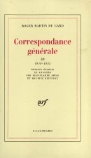 Correspondance générale