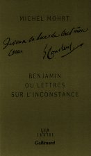 Benjamin ou Lettres sur l'inconstance