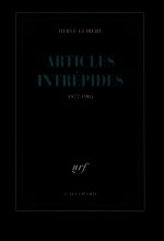 Articles intrépides