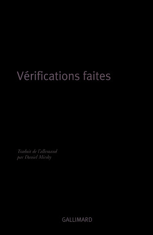 Vérifications faites