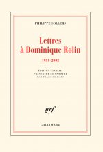 Lettres à Dominique Rolin