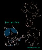 Trois petits chats font les fous