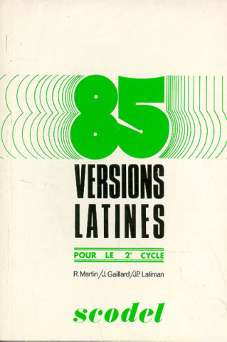 SCO 85 VERSIONS LATINES