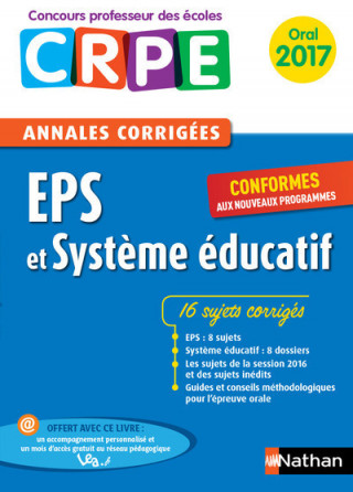 EPS et système éducatif - Annales corrigées 2017