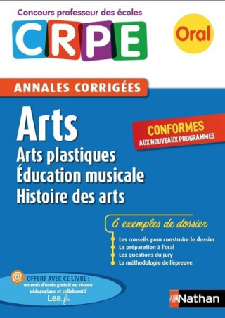 Arts plastiques, éducation musicale, histoire des Arts - Annales corrigées - Oral 2017