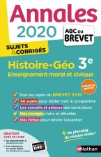 Annales Brevet 2020 Histoire-Géo 3e Enseignement Moral et Civique - Sujets & corrigés