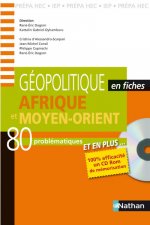 Géopolitique en fiches - Afrique et Moyen-Orient 80 problématiques - Livre + CD-Rom interactif