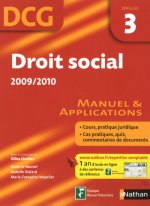 DROIT SOCIAL DCG EPREUVE 3 - ELEVE - 2009/2010 MANUEL ET APPLICATIONS