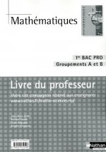 Mathématiques Groupements A et B - 1re Bac Pro Livre du professeur
