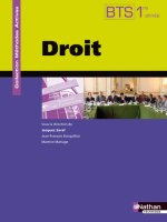 Droit - BTS 1re année Méthodes actives Livre de l'élève