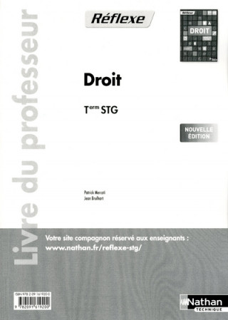 DROIT TERM STG (POCHETTE REFLEXE) PROFESSEUR 2012