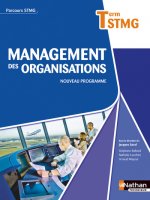 Management des organisations - Tle STMG Parcours STMG Livre de l'élève