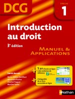 Introduction au Droit DCG- Epreuve 1 - Manuel et applications DCG