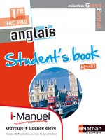Anglais - Student's book 1re Bac Pro Grand Format i-Manuel bi-média