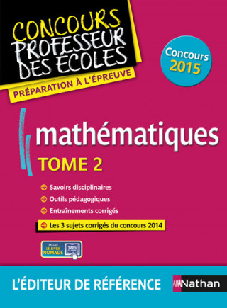 Mathématiques T02 (concours professeur des écoles) 2015
