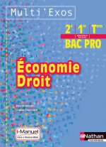 Economie - Droit 2e/1re/Tle Bac Pro Multi'Exos i-Manuel bi-média