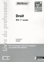 Droit BTS 1re année Pochette Réflexe BTS Livre du professeur