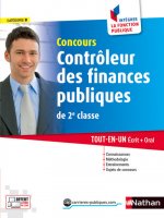Contrôleur des finances publiques de 2e classe - Catégie B Intégrer la fonction publique N07 2017