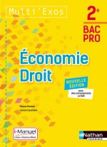 Economie Droit - 2ème Bac Pro (Multi'Exos) Livre + licence élève - 2017