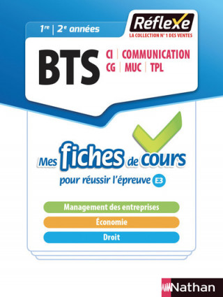 Management des entreprises - Economie Droit - BTS (Mes fiches de cours - Réflexe numéro 1 - 2018