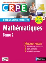 Mathématiques - tome 2 Préparation complète - Ecrit 2019 - Concours professeur des écoles - 2018