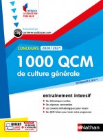 1 000 QCM Culture générale - Concours 2020-2021 - N28 - Catégories ABC (IFP) - 2020