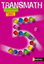 NOUVEAU TRANSMATH 5E PROFESSEUR 2006