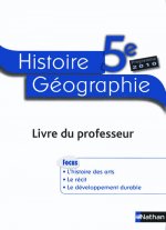 Histoire-Géographie - livre du professeur - 5e - 2010