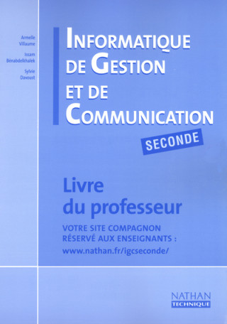 INFORMATIQUE DE GESTION ET DE COMMUNICATION SECONDE 2002