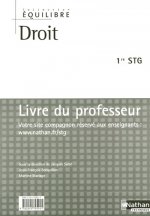 DROIT 1ERE STG EQUILIBRE LIVRE DU PROFESSEUR 2005