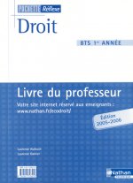 DROIT BTS 1 POCHETTE REFLEXE LIVRE DU PROFESSEUR 2005