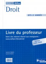DROIT BTS 2 POCHETTE REFLEXE LIVRE DU PROFESSEUR 2005/2006