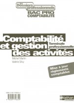 COMPTABILITE ET GESTION DES ACTIVITES TERMINALE PROFESSIONNELLE COMPTABILITE ELEVE 2005