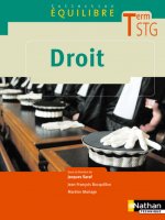 DROIT TERM STG EQUILIBRE 2006 ELEVE