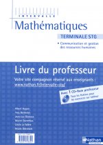 MATHEMATIQUES TERM STG SPECIALITE COMMUNICATION ET GESTION RESSOURCES HUMAINES LDM 2006 + CD-ROM