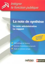 LA NOTE DE SYNTHESE LA NOTE ADMINISTRATIVE LE RAPPORT - INTEGRER LA FONCTION PUBLIQUE