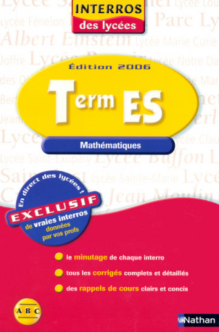 INTERROS LYCEES MATHS TERM ES