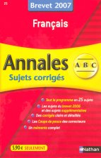 ANNAL ABC SUJ BREVET FRANCAIS
