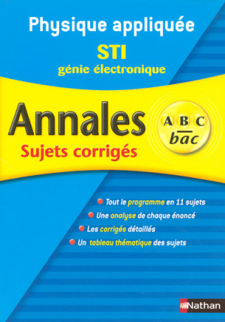 ANNALES SUJET PHYS APPL T STI