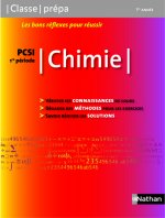 Chimie - PCSI 1re période Classe Prépa