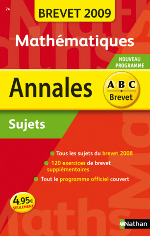 ANNAL 09 ABC BREV SUJ MATH NC