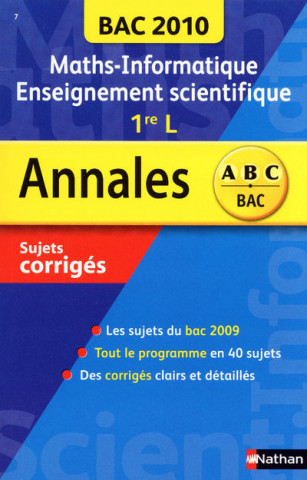 ANNAL BAC 2010 MATHS INFOR 1RE