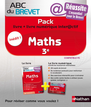 PACK ABC REUSSITE MATHS 3E