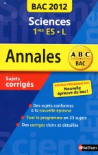 ANNALES BAC 2012 SCIENCES 1ERE