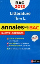ANNALES BAC 2013 LITTERATURE TERMINALE L CORRIGES N14
